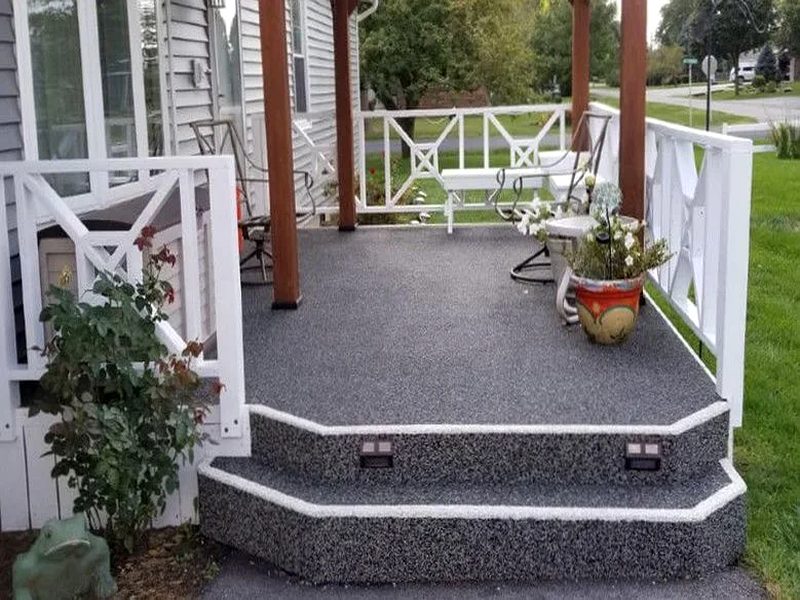 Rubber Stone Coating example
